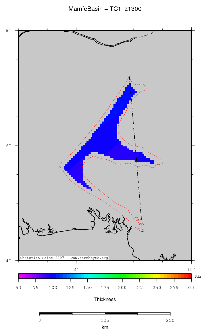 Mamfe Basin location map