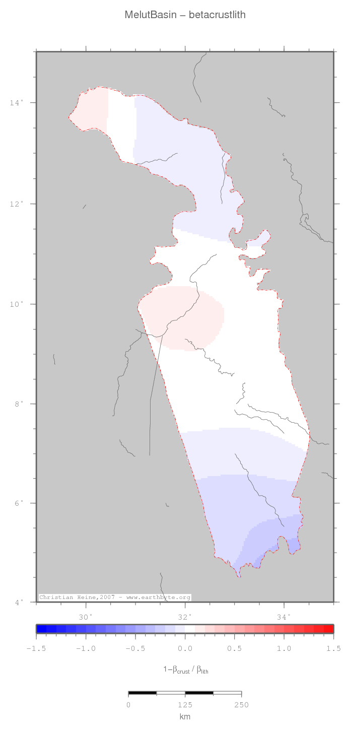 Melut Basin location map