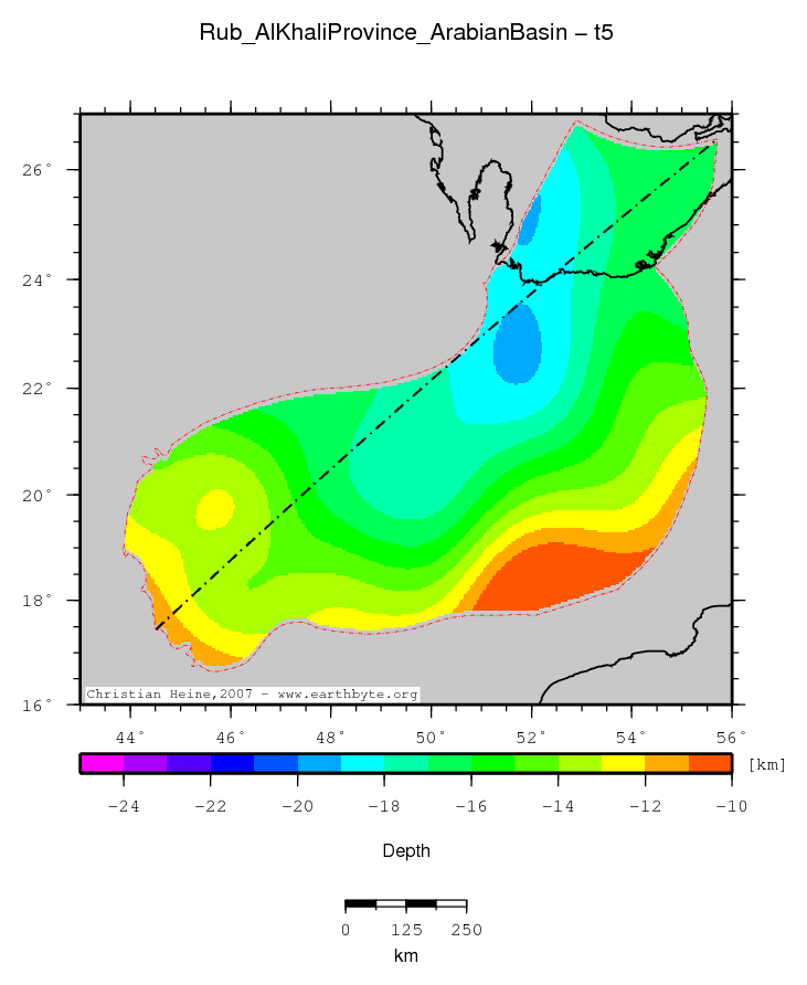 Rub' Al Khali Province (Arabian Basin) location map