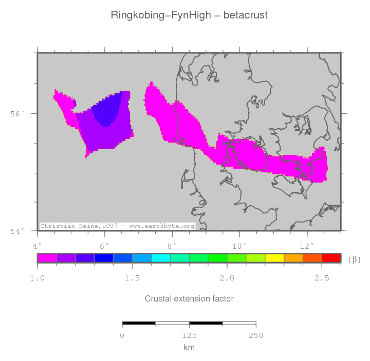 Ringkobing-Fyn High location map