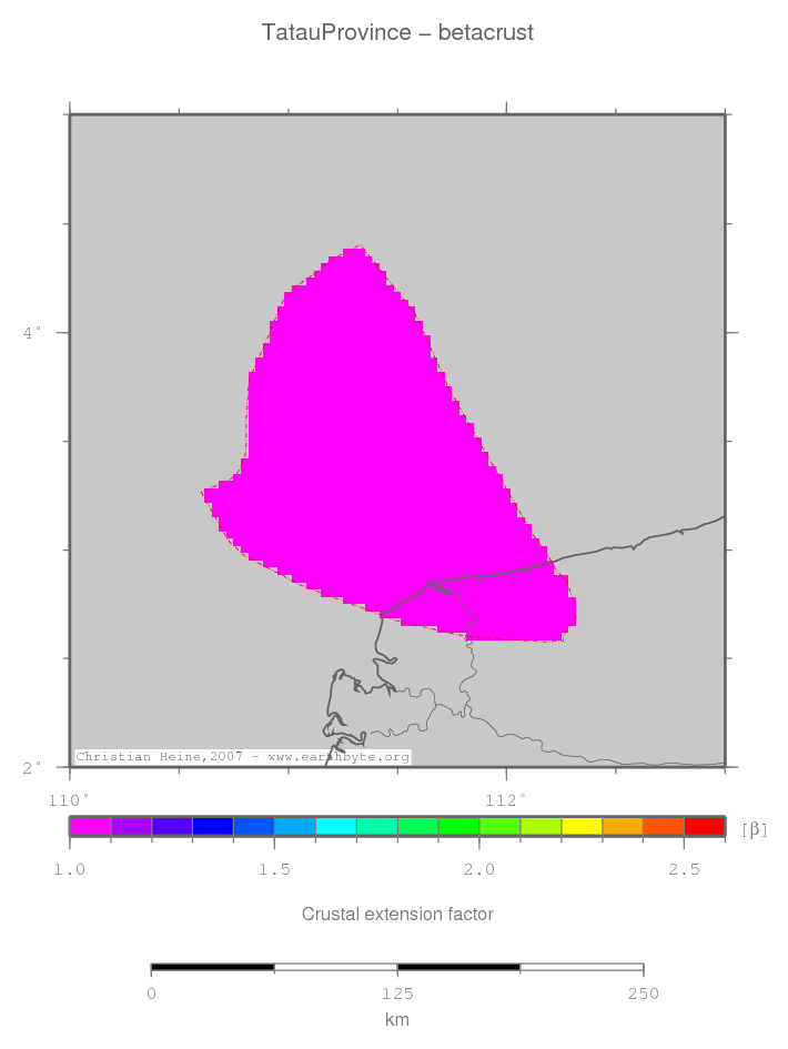 Tatau Province location map